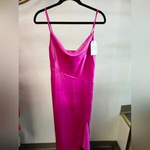 D&M Fuchsia Pink Slip Dess